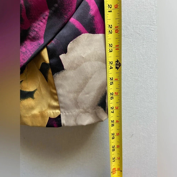 Rinascimento ruche floral mini  dress Sz M - Picture 9 of 12